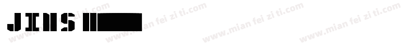 JINS Heavy字体转换